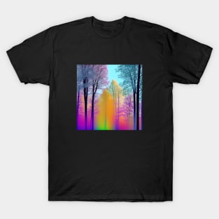 Colorful Tree Line T-Shirt